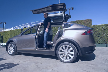 Preview Ride: Tesla Model X Prototype